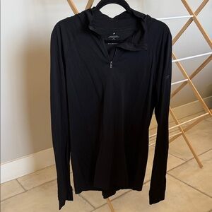 Fabletics Black Men's Quarterzip lightweight jacket size L